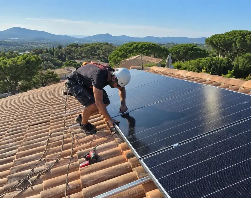 Installateur panneaux solaires Renung — pose photovoltaïque sur toiture